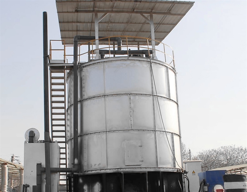 Livestock, poultry, chicken and duck poop disposal tank