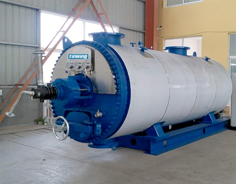 Disc drier for sludge and distiller's grains drying